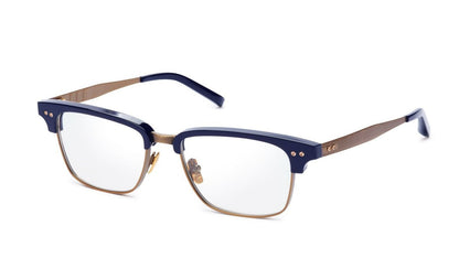 DITA STATESMAN THREE - Navy - Antique Gold (DRX-2064-E-NVY-GLD-55-Z) 3/4
