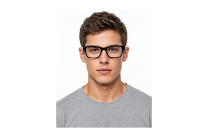 Slick Eyeglasses Black / 54-17-145 side