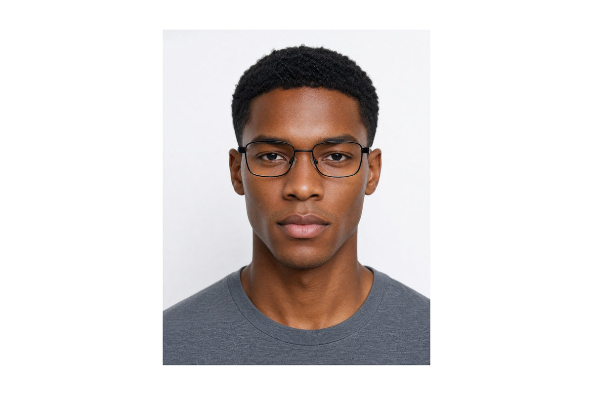 Gravity Eyeglasses Matte Black/Tortoise side