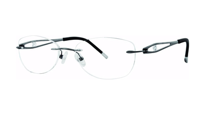 Etiquette Eyeglasses - Gunmetal angle