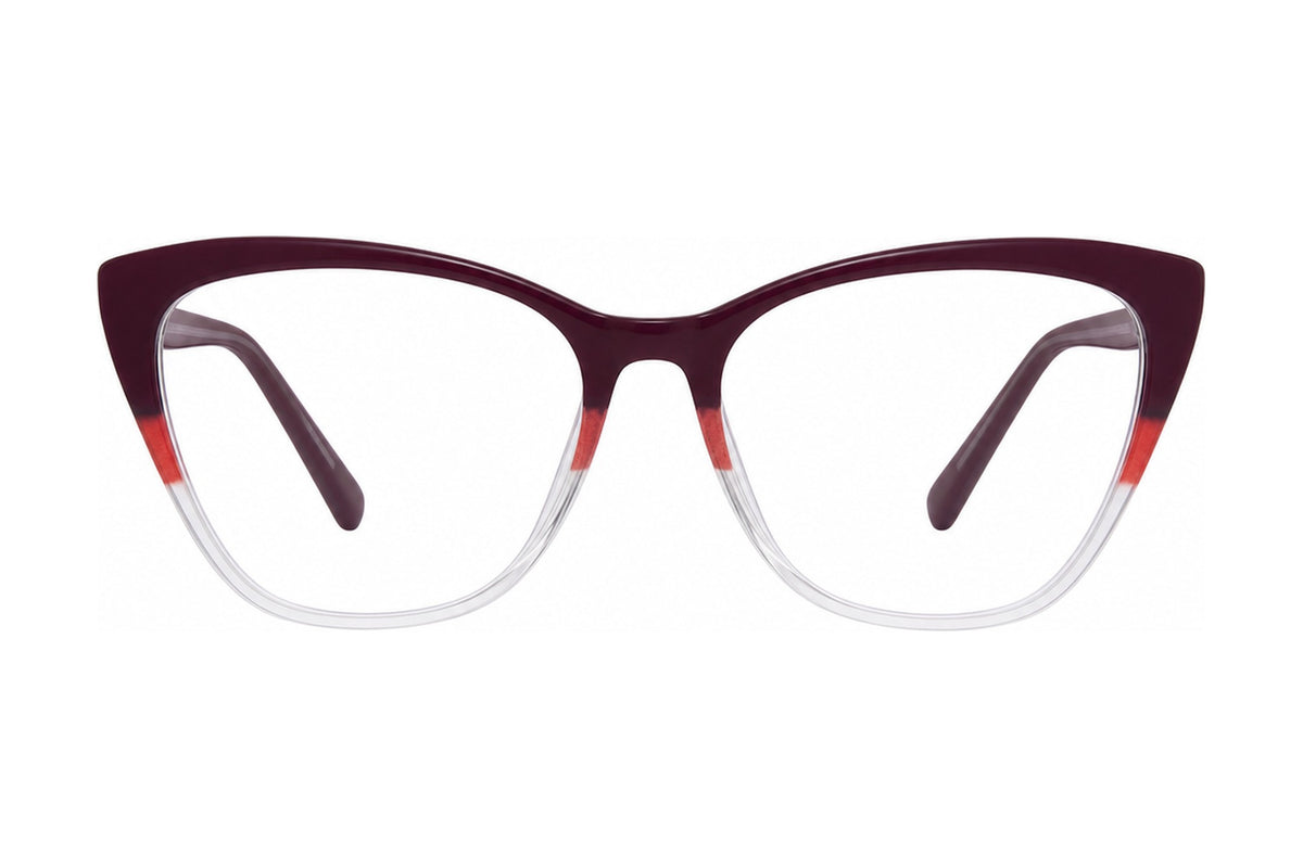 Artsy Eyeglasses Plum/Cherry/Crystal