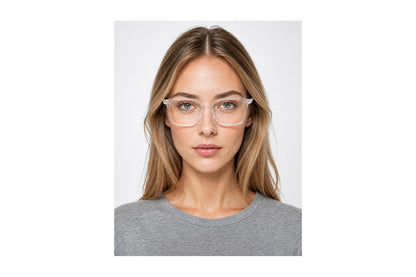Adapt Eyeglasses Crystal side