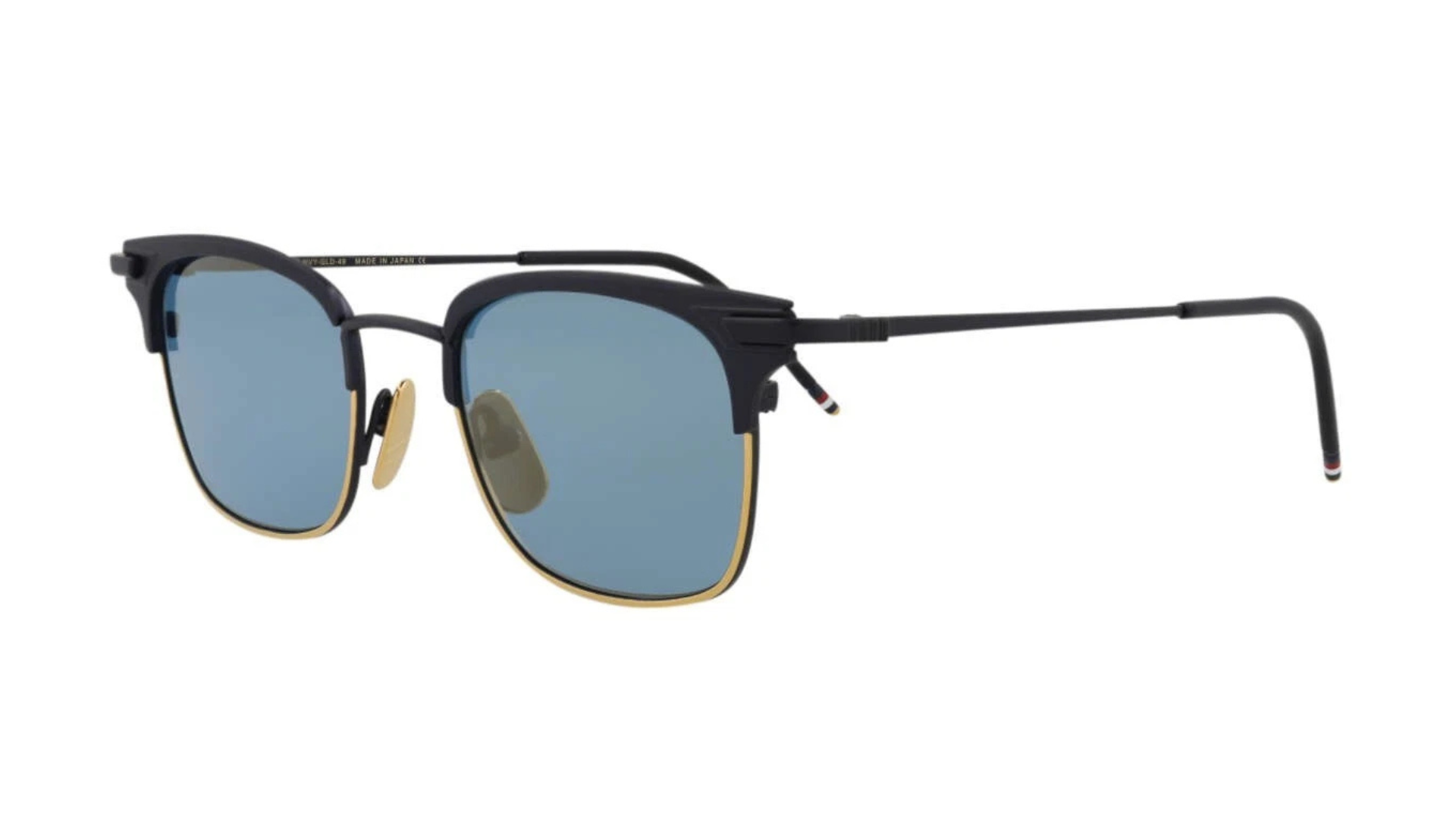 Thom Browne TB102 - Navy Gold Blue (CTNVYGLD49) side