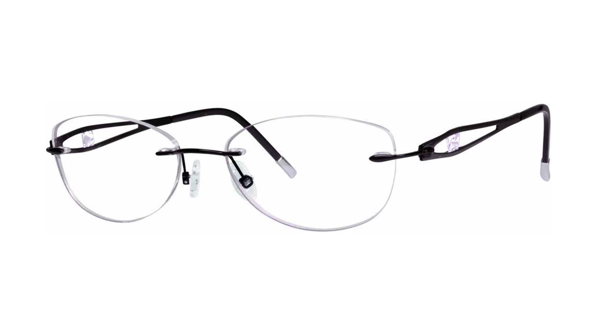 Etiquette Eyeglasses - Black angle