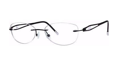 Etiquette Eyeglasses - Black angle