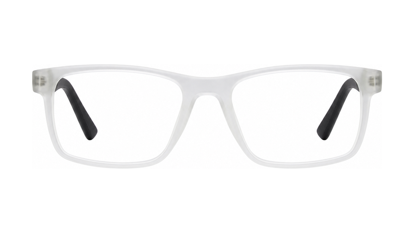 Advocate Eyeglasses - Crystal Frost/Black Matte