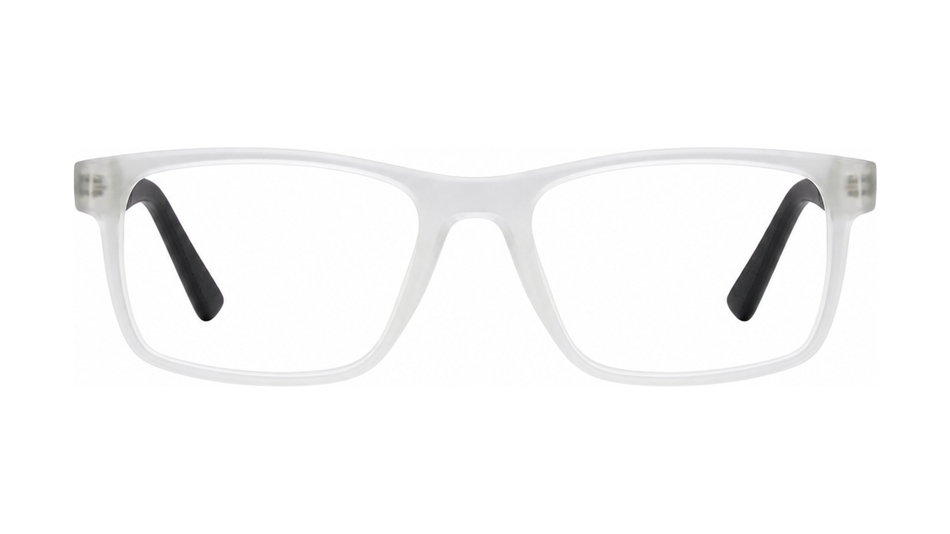 Advocate Eyeglasses - Crystal Frost/Black Matte