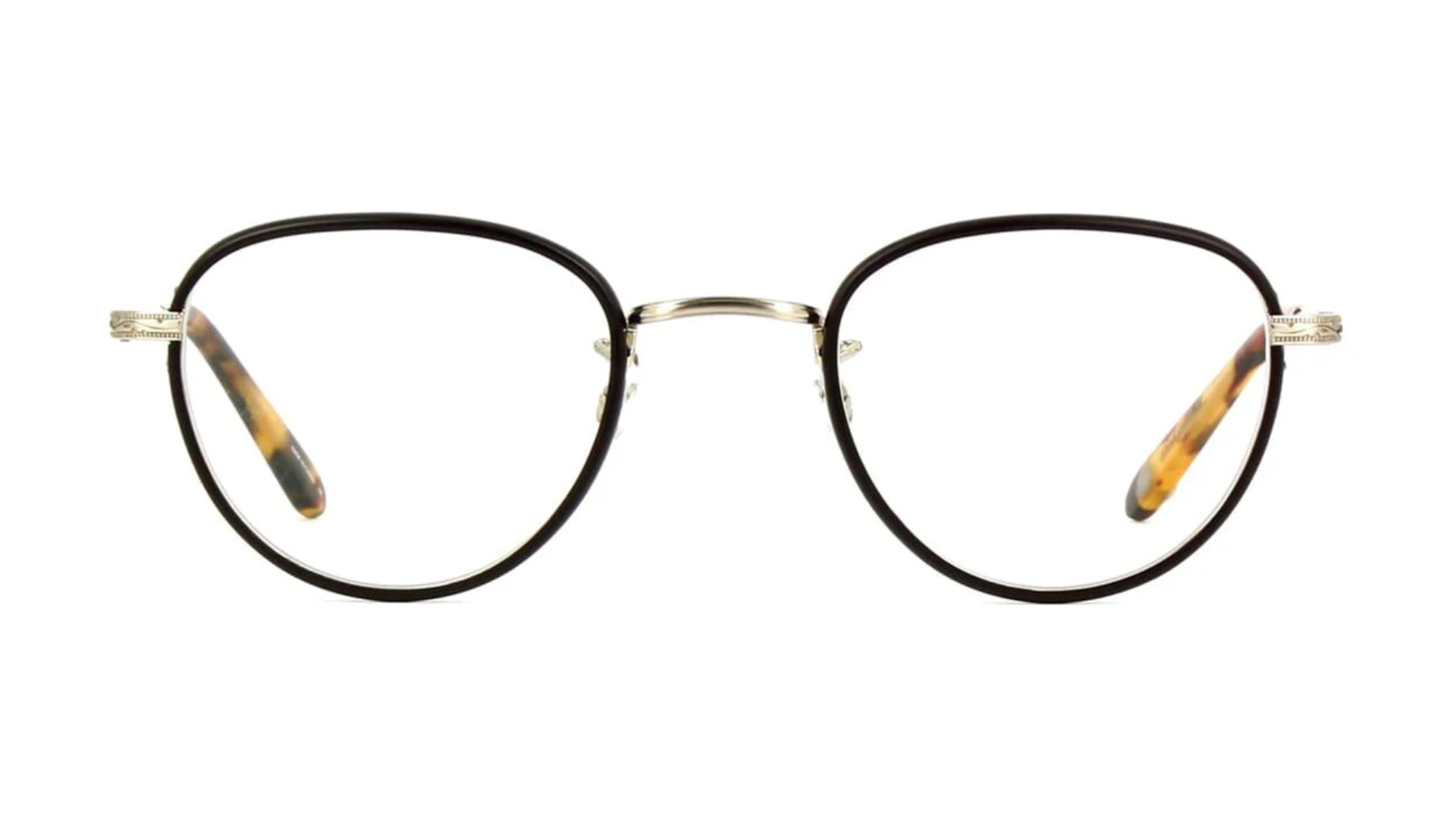 Garrett Leight WILTERN - Brushed Silver and Dark Tortoise (MBK-BS-MDKT)