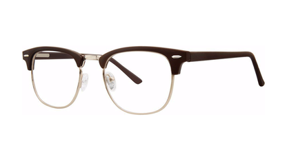 Classic Eyeglasses - Brown Matte/Gold angle
