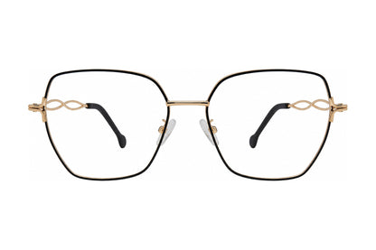 Fanciful Eyeglasses Black/Gold