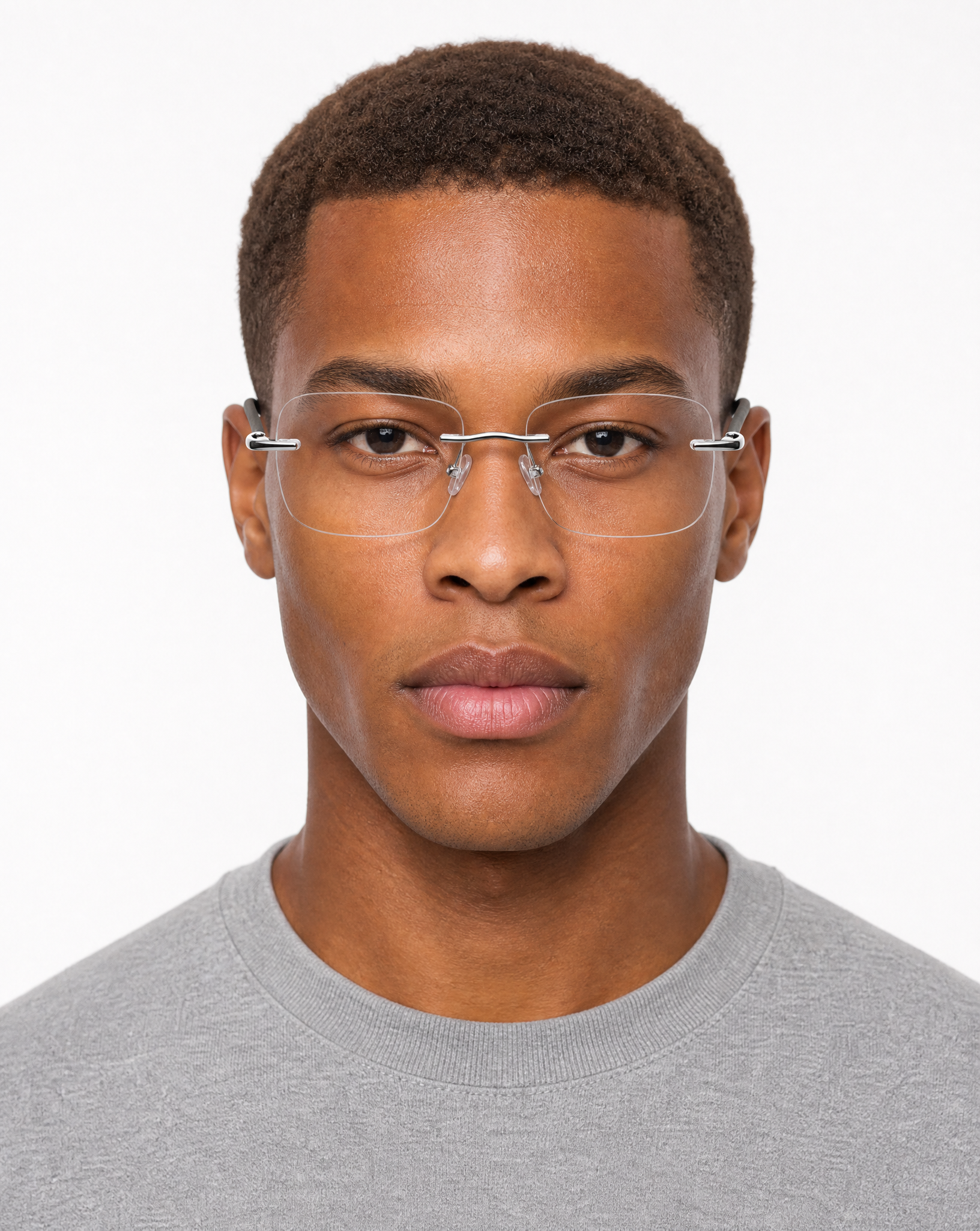 Congress Eyeglasses - Silver/Black lifestyle