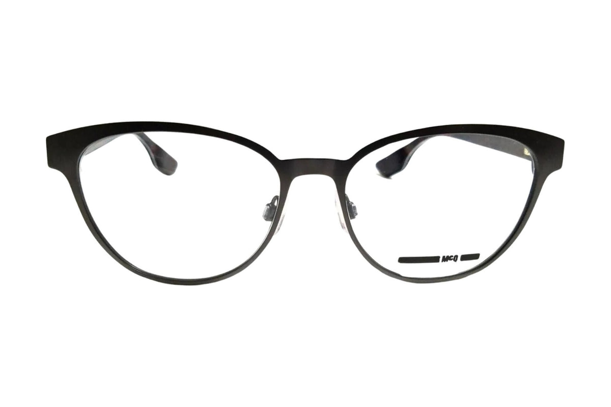 McQ by Alexander McQueen MQ 0046O Medium / Ruthenium Havana