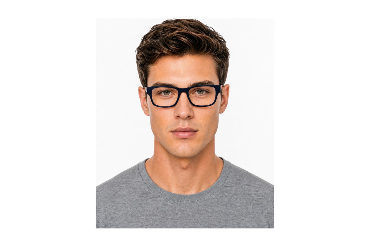 Slick Eyeglasses Navy / 51-17-140 side