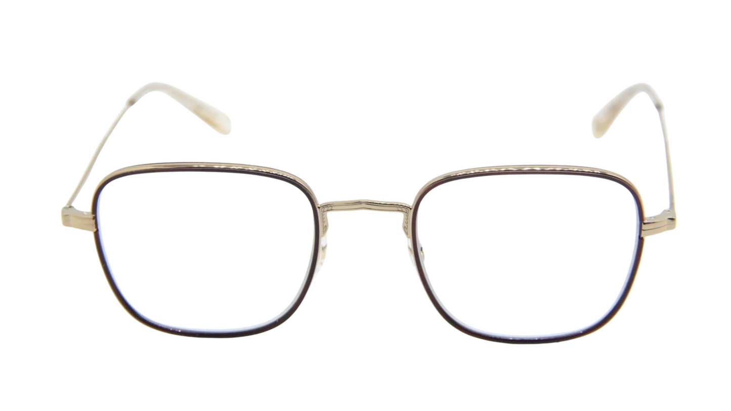 Garrett Leight PRESTON - Brick-Rose Gold-Nude (BRI-RG-NU)