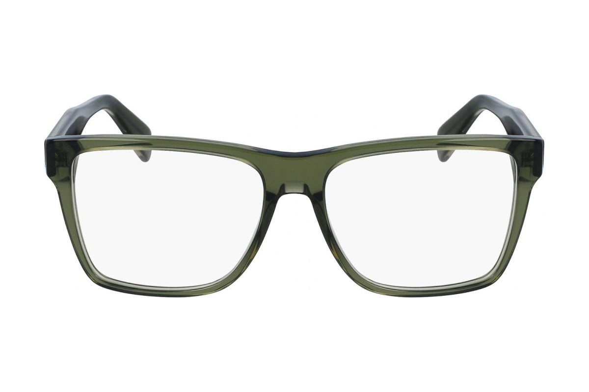 Salvatore Ferragamo SF2953N Large / Green Transparent Khaki