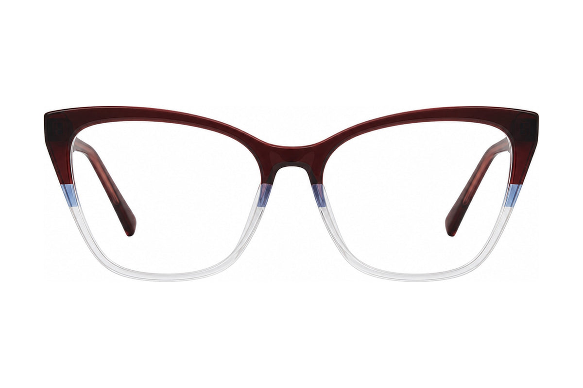 Artsy Eyeglasses Burgundy/Blue/Crystal