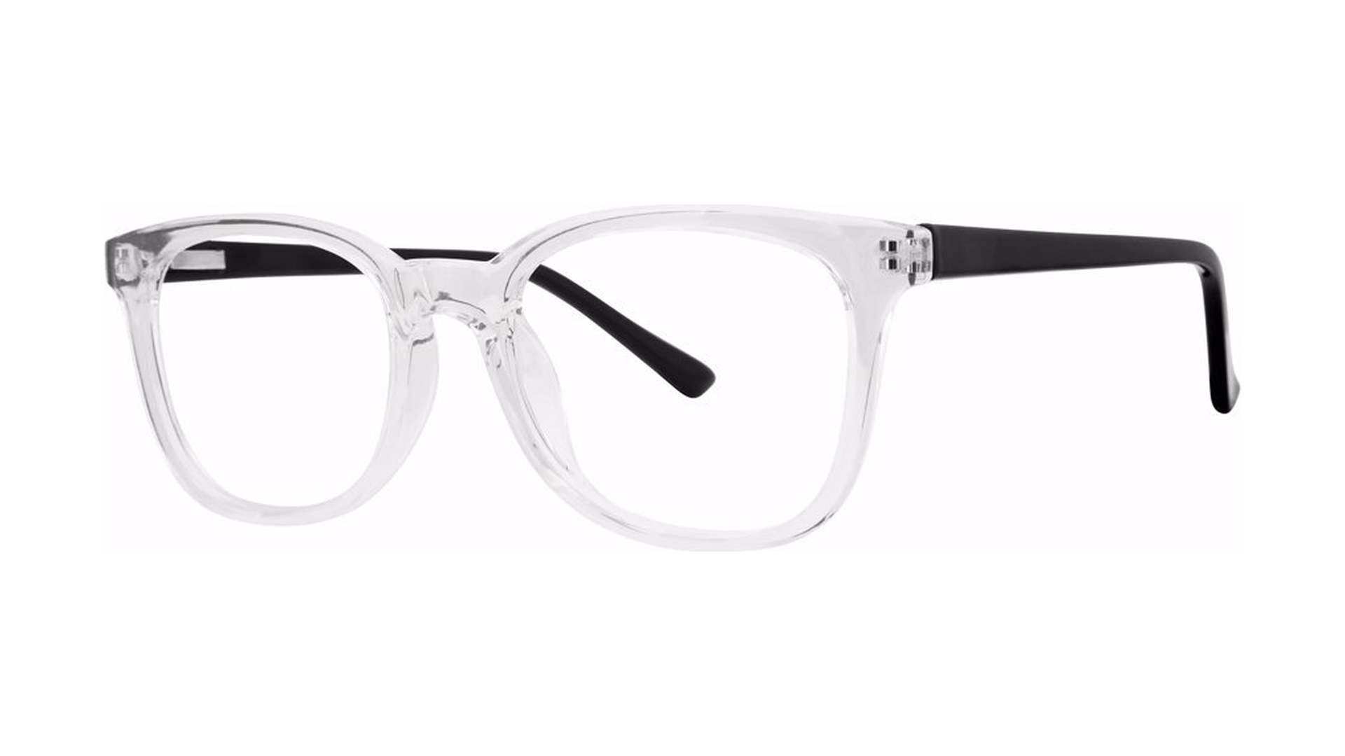 Confide Eyeglasses - Crystal/Black angle