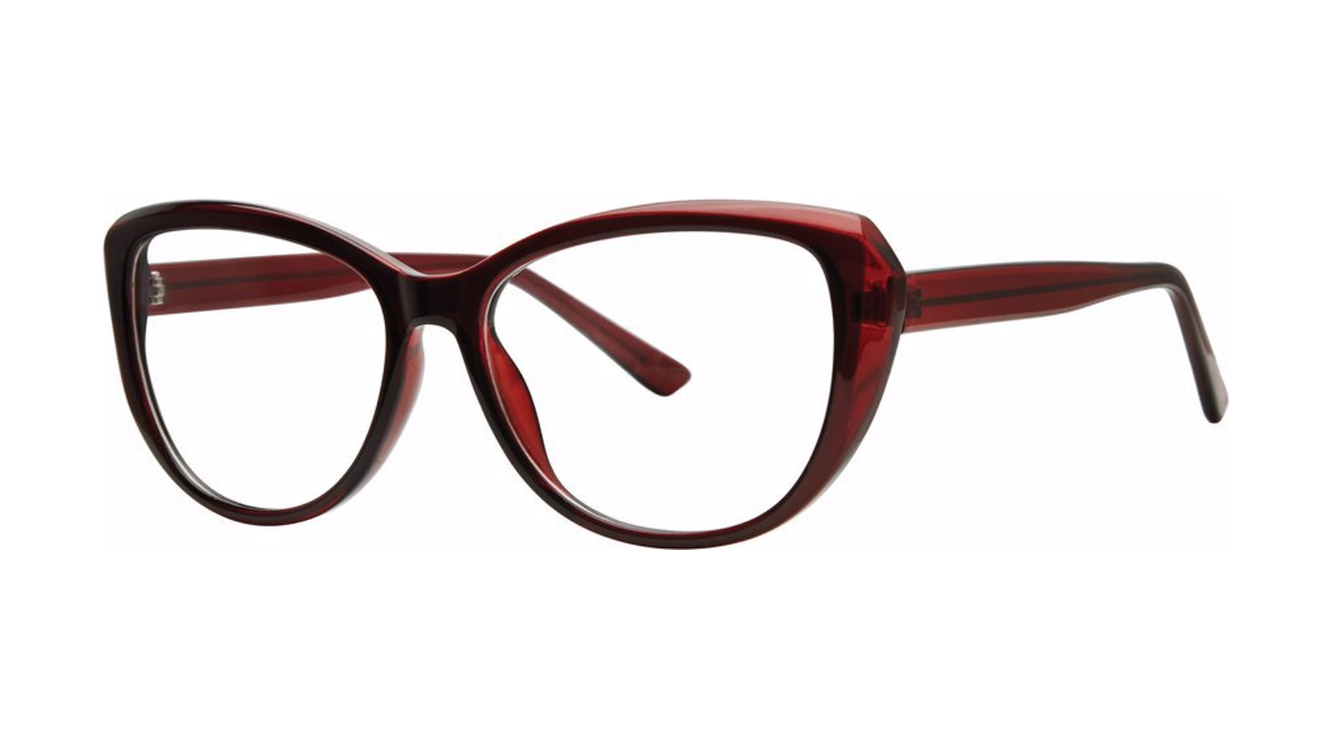 Balmy Eyeglasses - Burgundy/Burgundy Crystal angle