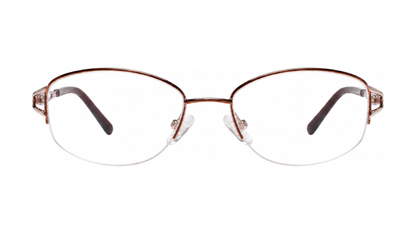 Natasha Eyeglasses - Brown/Gold