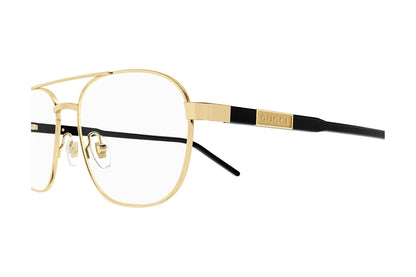 GUCCI GG1800O Gold Black (001) closeup
