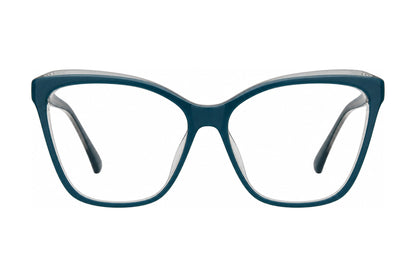 Davina Eyeglasses Teal/Crystal