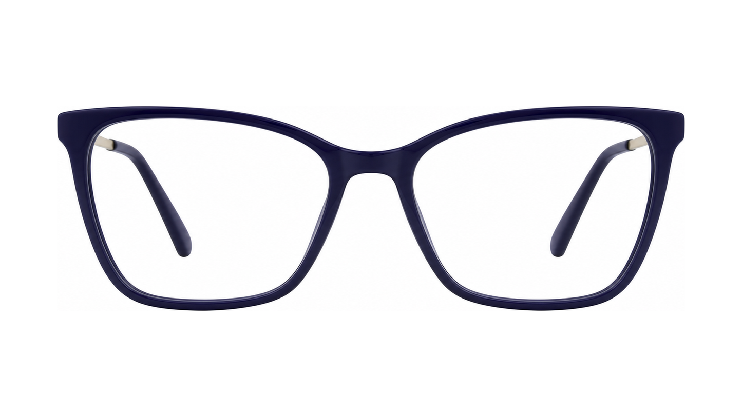Attention Eyeglasses - Navy/Gold