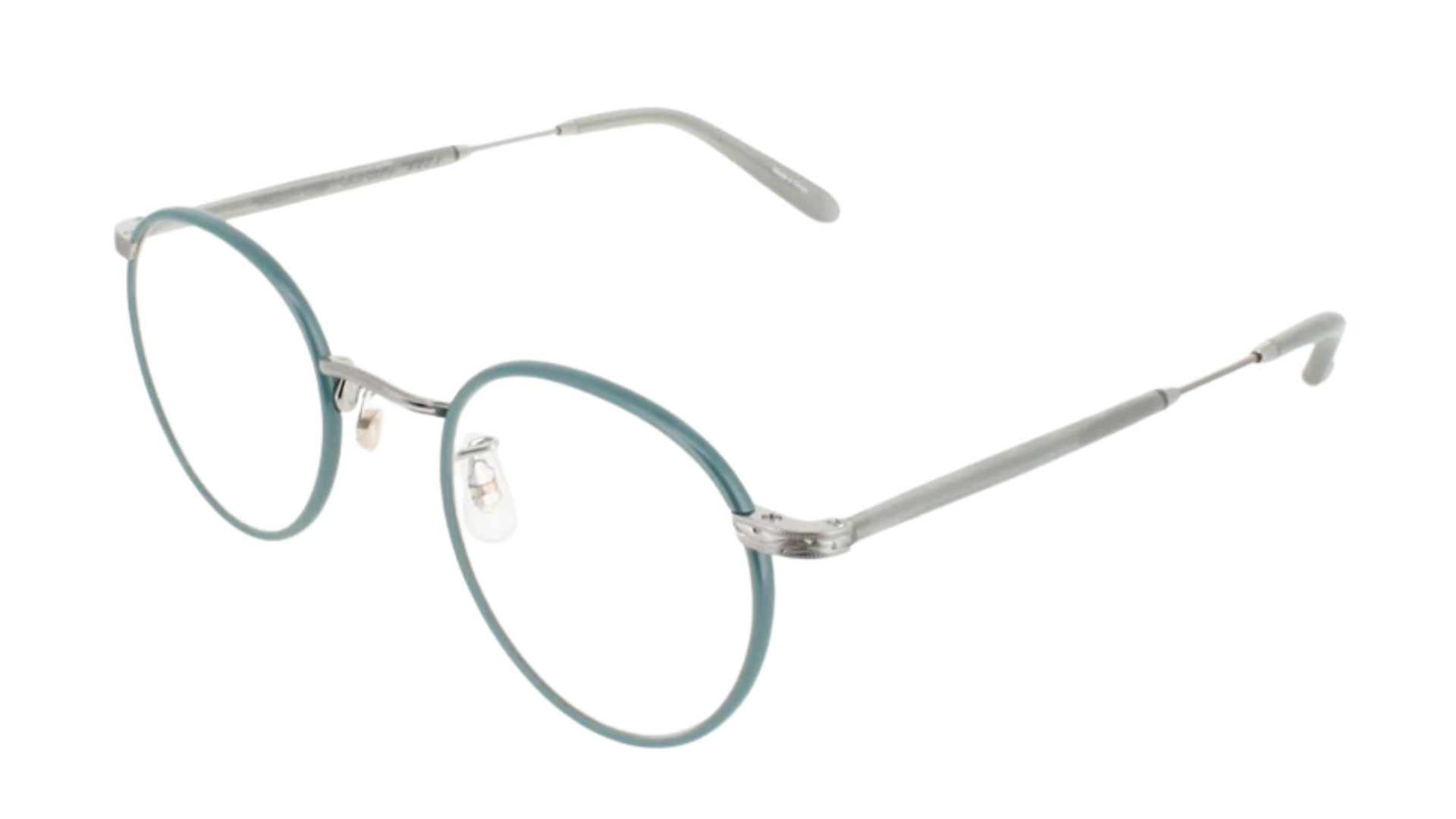 Garrett Leight WILSON - Sage Pearl-Brushed Silver-Seafoam (SPL-BS-SF) side