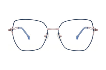 Fanciful Eyeglasses Navy/Gold