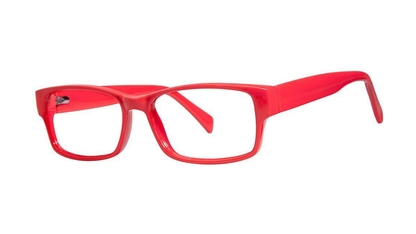 Slick Eyeglasses - Red / 57-17-150 3/4