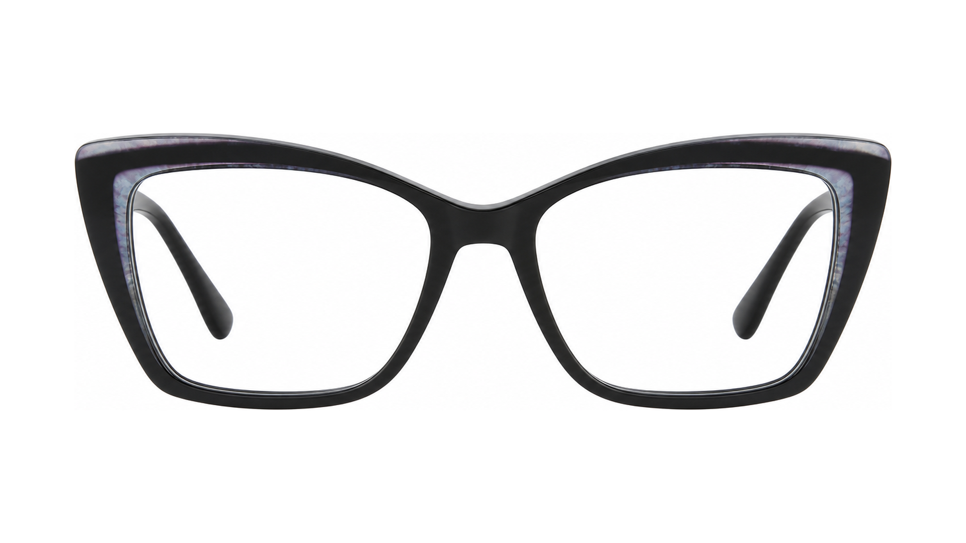 Annette Eyeglasses - Black/Purple