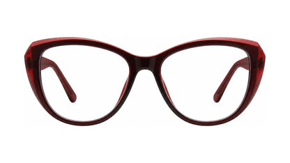 Balmy Eyeglasses - Burgundy/Burgundy Crystal