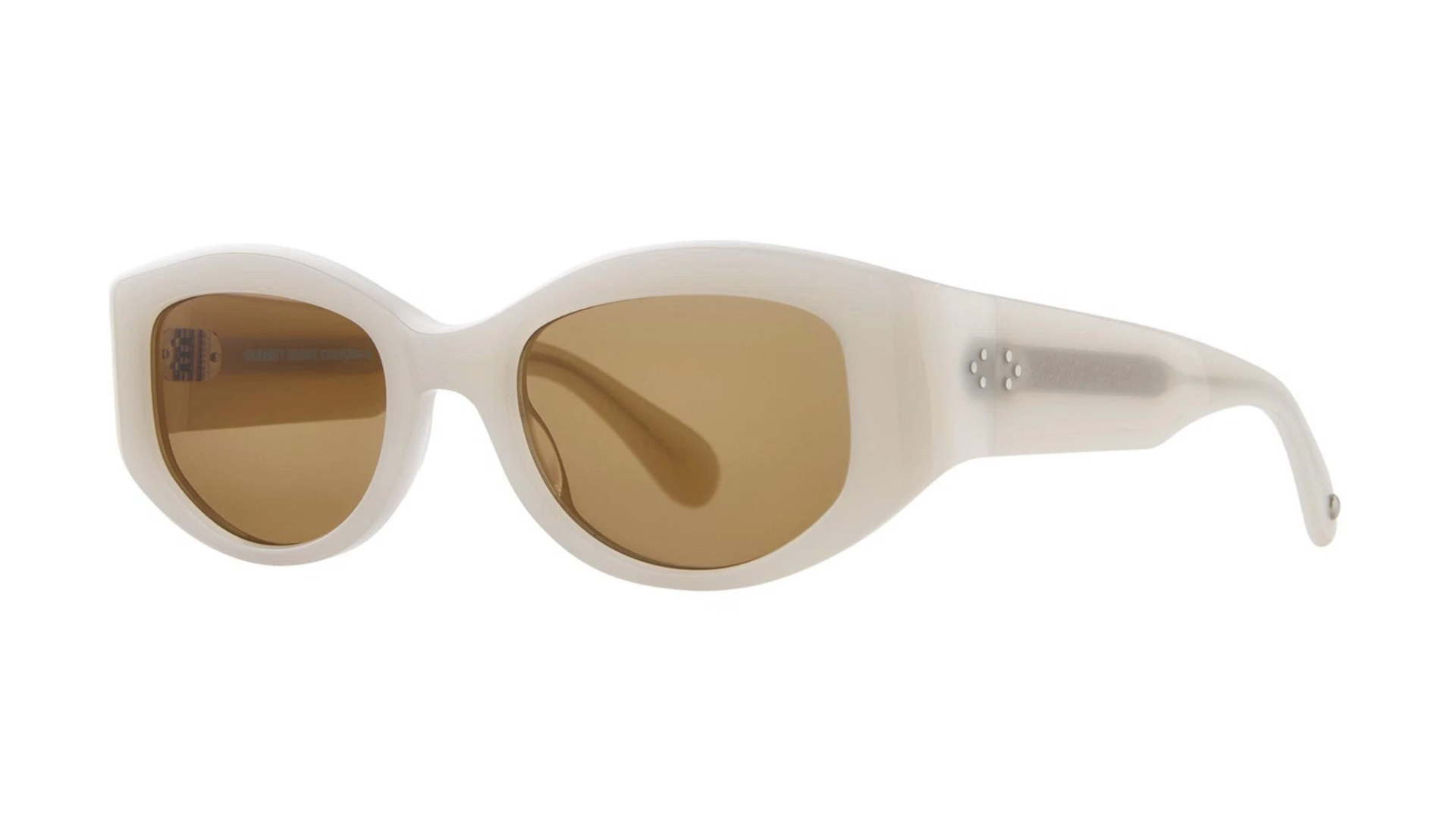 Garrett Leight RETRO BIGGIE - Ecru (ECRU/MAG) side