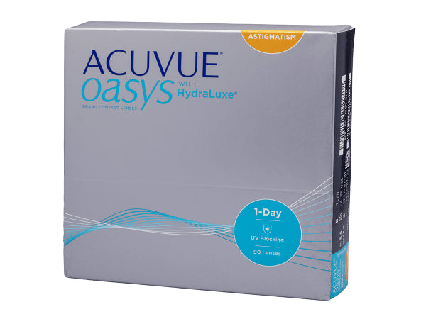 ACUVUE OASYS 1-Day with HydraLuxe Technology for ASTIGMATISM 90pk