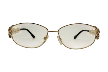 Ross Fiamma VIOLA Large / Gold/Crystals