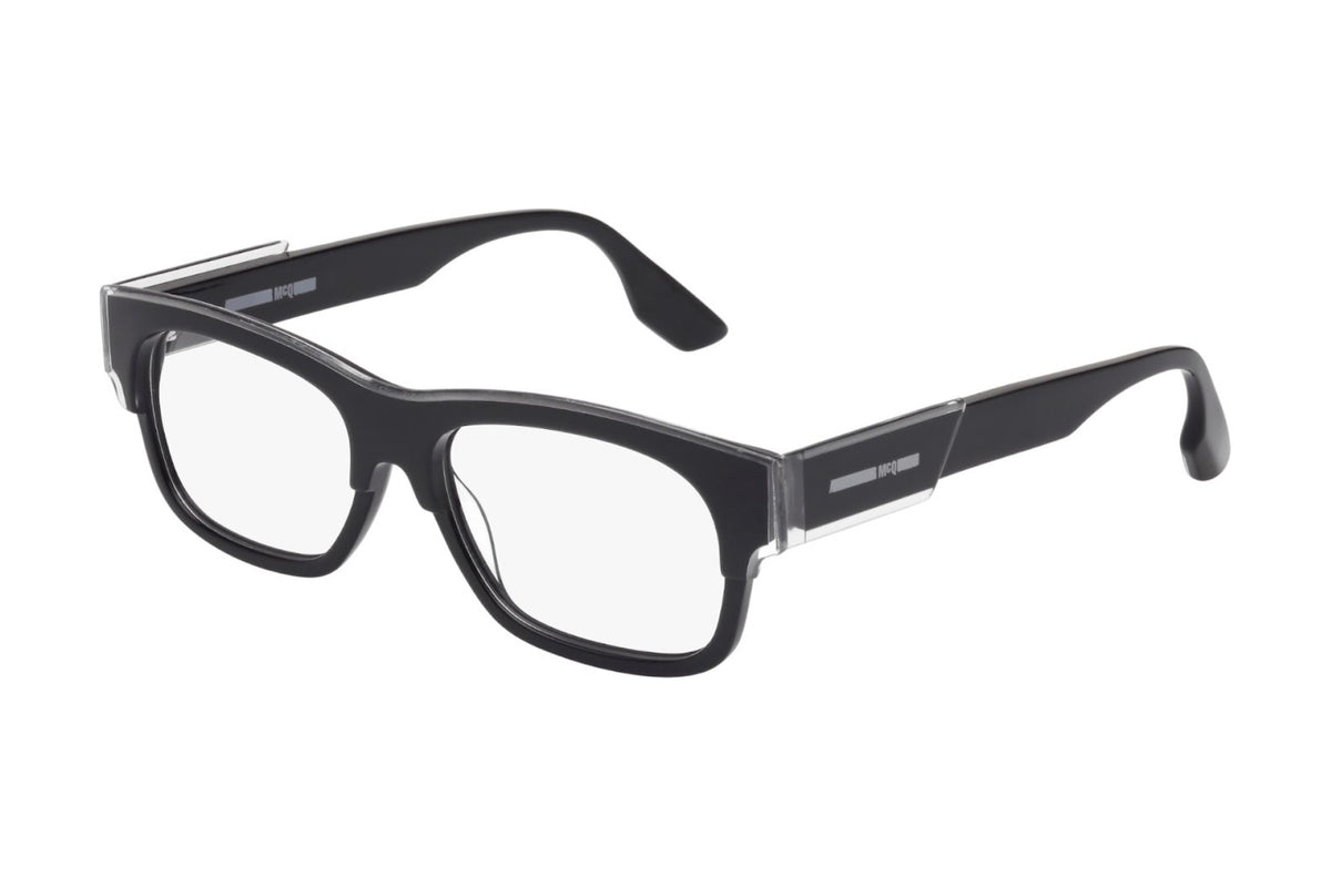 McQ by Alexander McQueen MQ0027O Medium / Crystal With Crystal Temples side