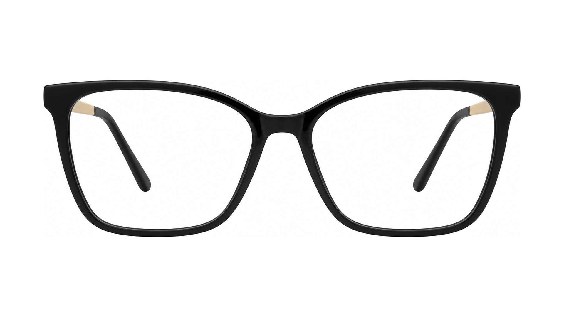 Attention Eyeglasses - Black/Gold