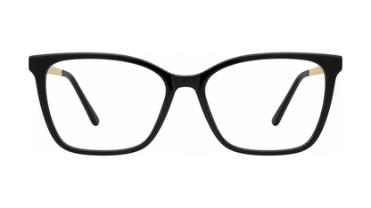 Attention Eyeglasses - Black/Gold