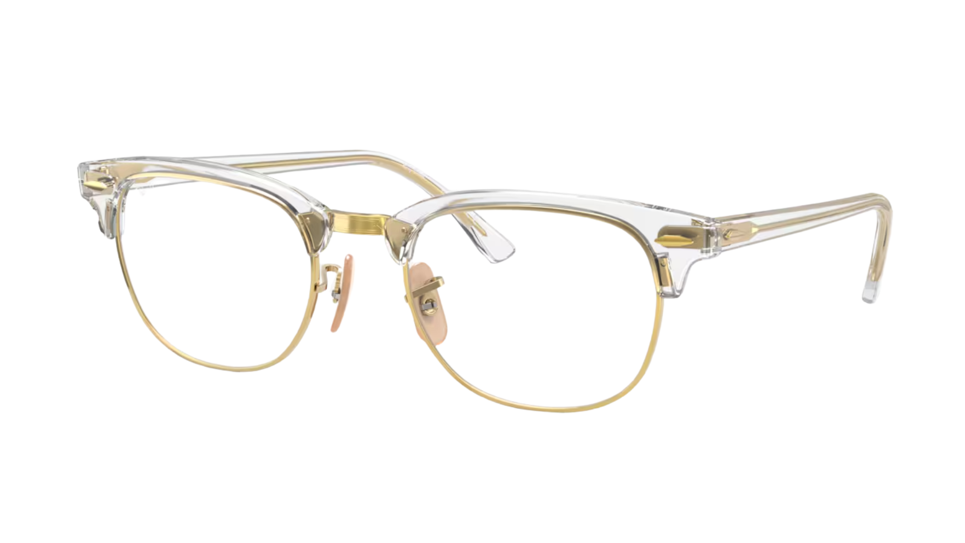 Ray-Ban RB5154 CLUBMASTER - Polished Transparent (5762) side