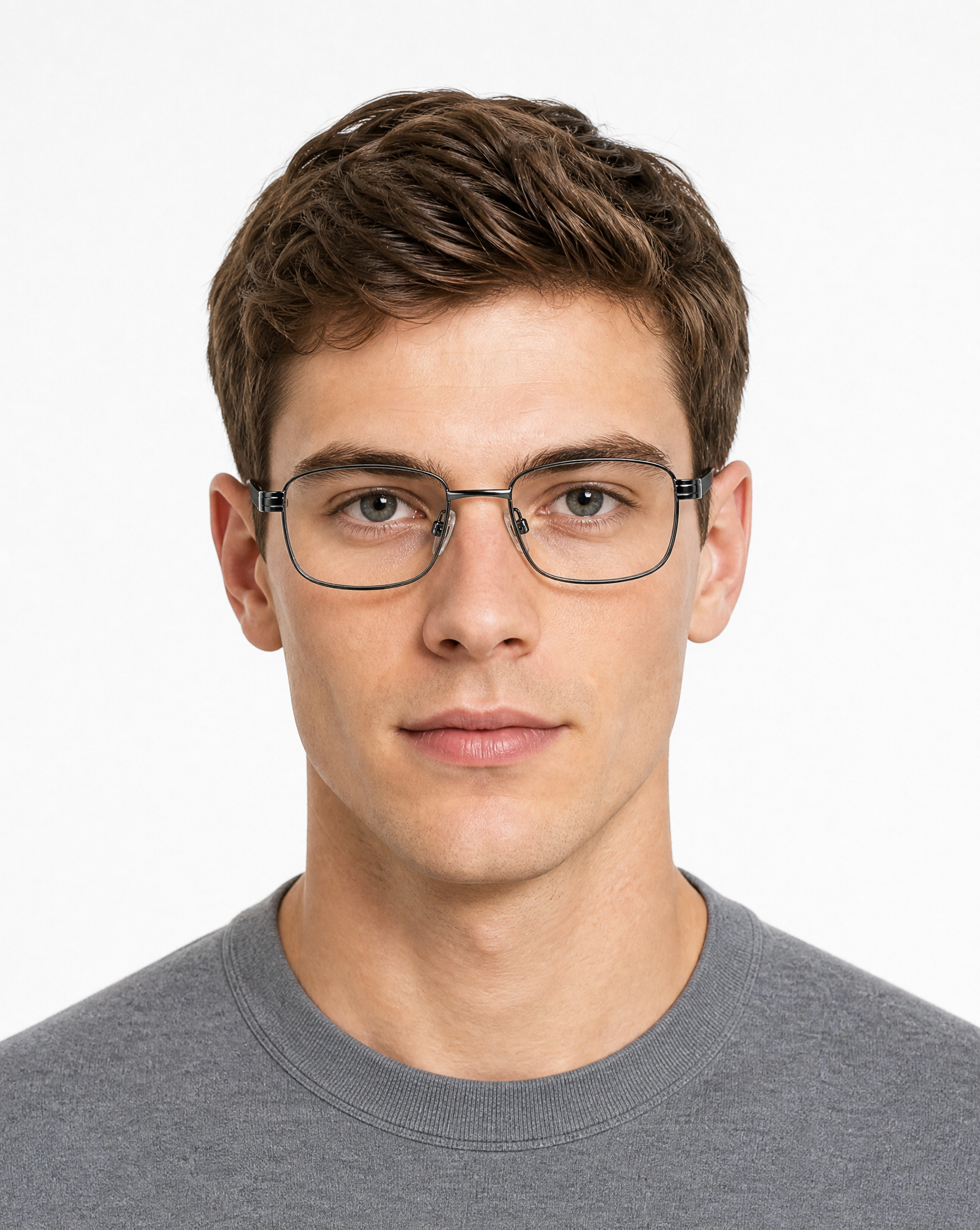 Gravity Eyeglasses - Matte Gunmetal/Black lifestyle