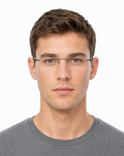Congress Eyeglasses - Gunmetal/Brown lifestyle
