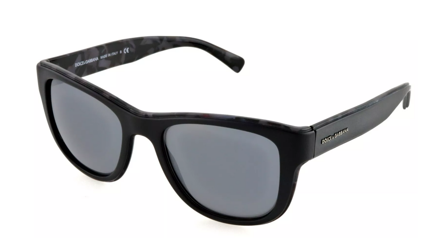 Dolce & Gabbana DG 4284 - Top Matte Black on Camo Grey