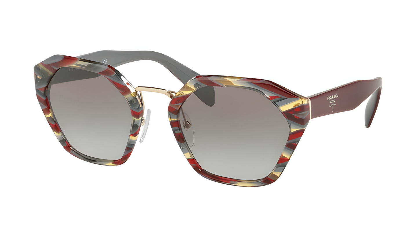 Prada SPR 04T - Strip Burgundy
