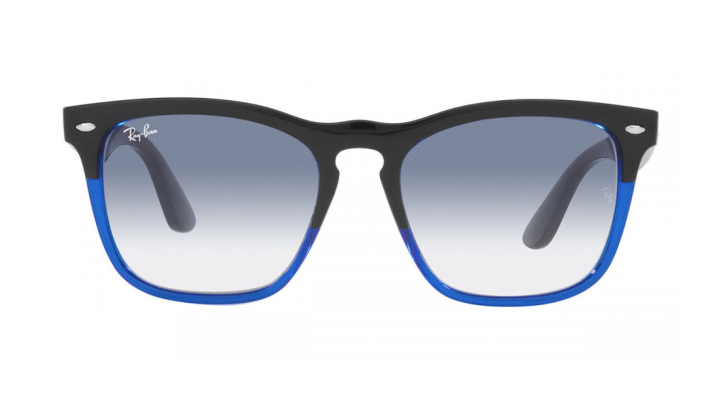 Ray-Ban STEVE RB4487-F - Polished Black On Blue