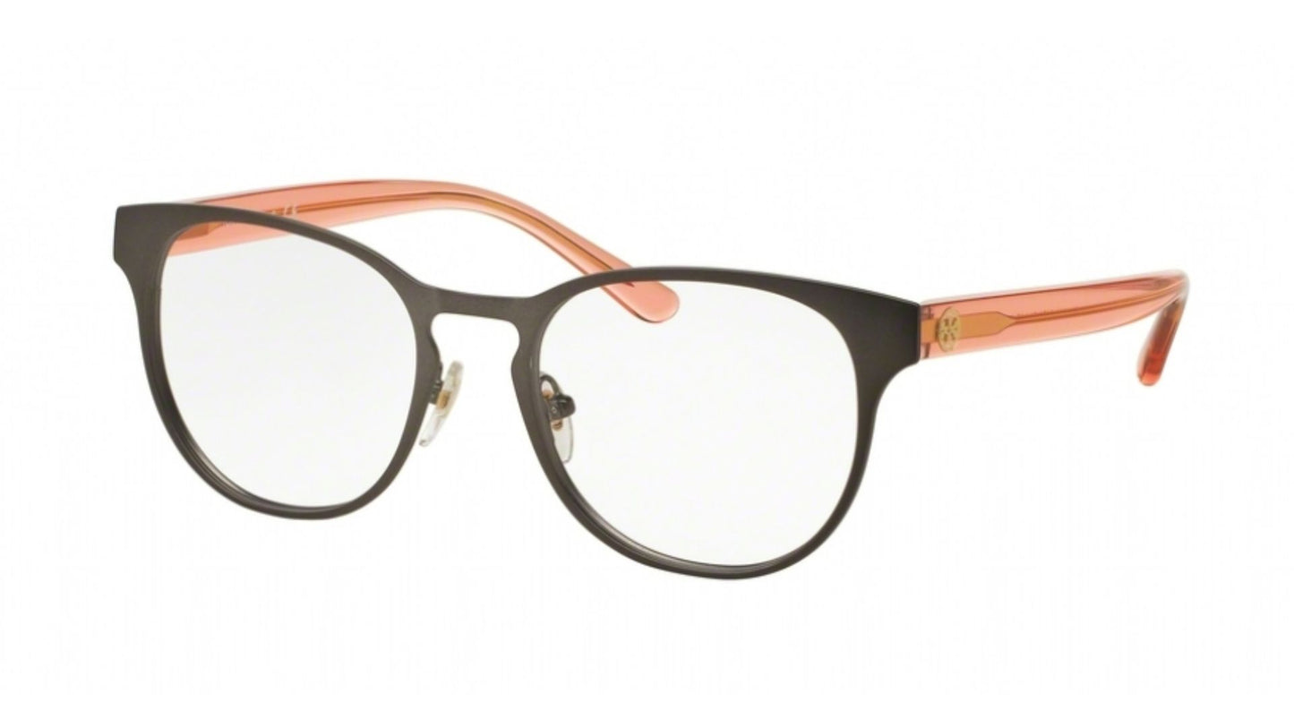 Tory Burch TY 1048 - Satin Charcoal/Poppy