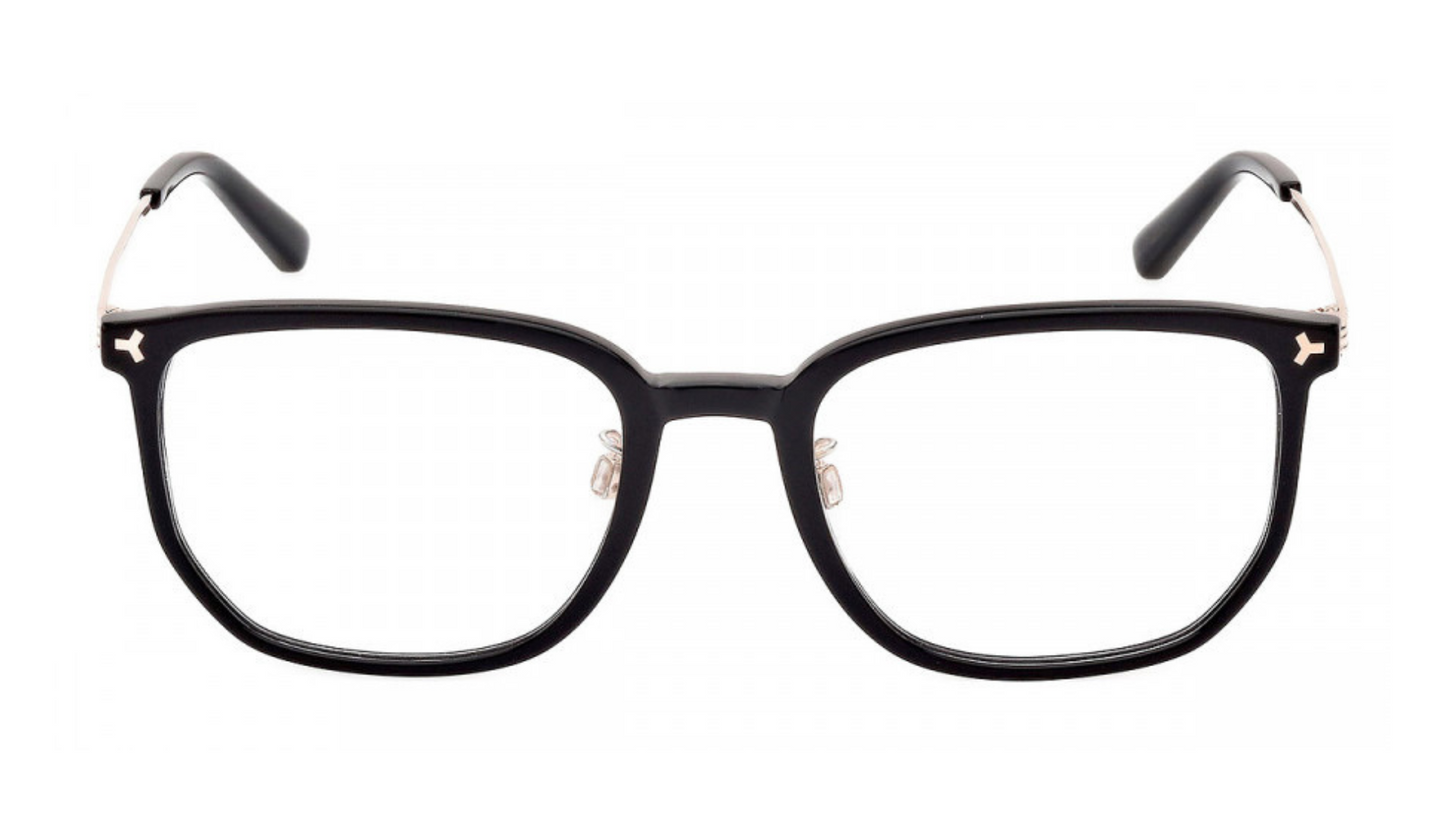 Bally BY5069-H - Bilayer Shiny Black And Matte Light Ruthenium/Black