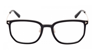 Bally BY5069-H - Bilayer Shiny Black And Matte Light Ruthenium/Black