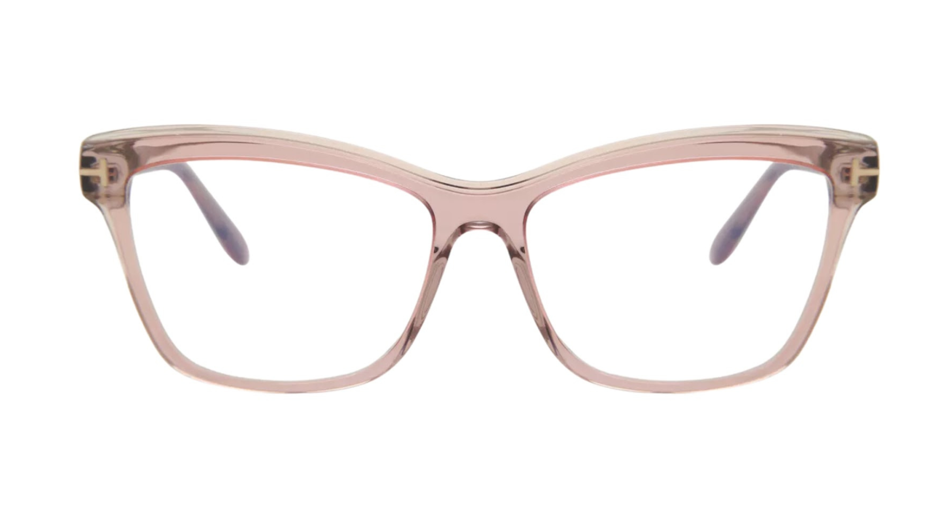 Tom Ford FT5619-B - Shiny Transparent Lilac Pink Grey