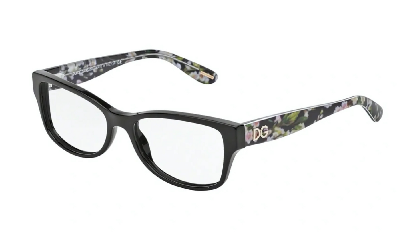 Dolce & Gabbana DG 3204 - Black Floral