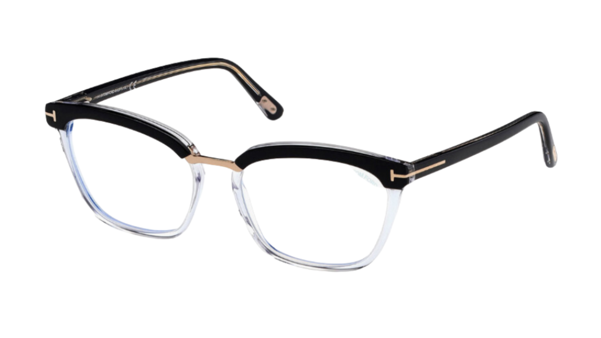 Tom Ford FT5550-B - Black/Clear