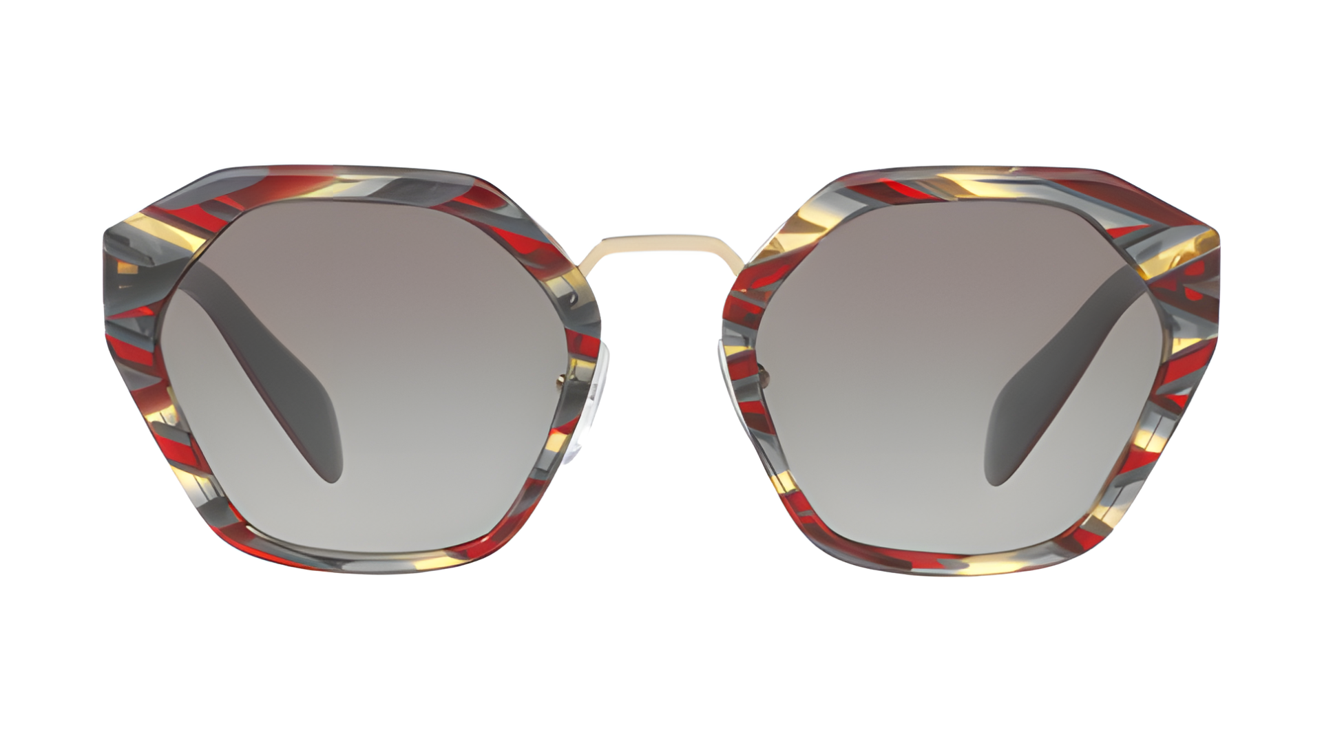 Prada SPR 04T - Strip Burgundy